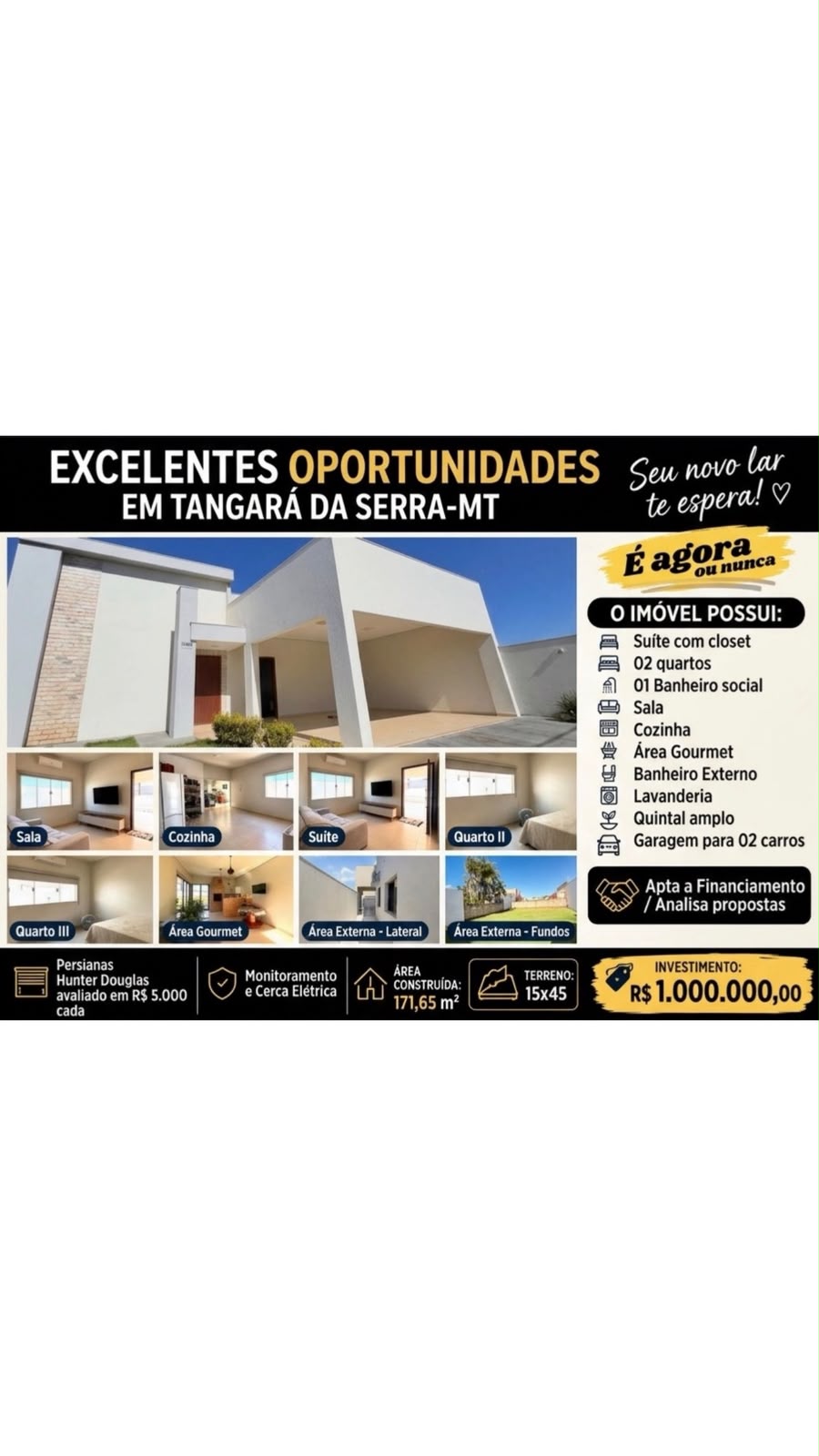 Casa no Jardim Santa Lúcia em Tangará da Serra/MT — foto 1