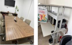 Foto de Bens diversos: Mesas, TVs, freezers, entre outros itens