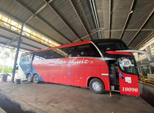 01 (um) veículo, tipo ônibus, Marca/Mod: 416640-MBENZ /MPOLO PARADISO LD, ano modelo 2023, ano fabricação 2022