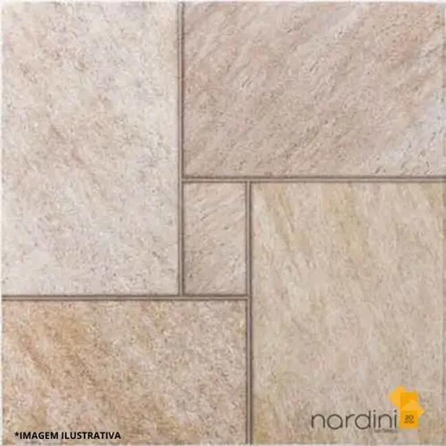 2.612m² de piso cerâmico de Pedra São Thomé, modelo 45.322, medindo 45x45