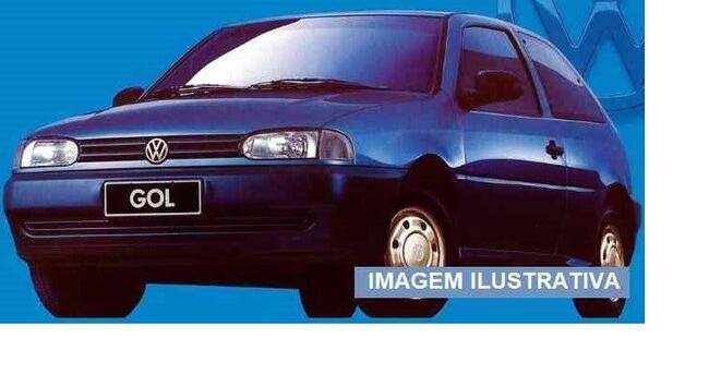 Veículo Volkswagen Gol MI, ano 1997/1998, cor azul