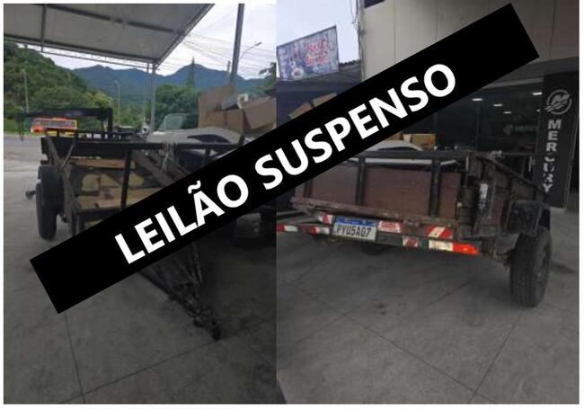 CARRETA DE REBOQUE, CARROCERIA ABERTA, MARCA/MODELO R/MARANATA CMA - (LEILÃO CAEX 6)