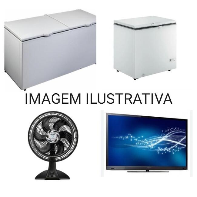 Diversas mercadorias como freezers, expositor, tv, estufa, mesas, entre outros.