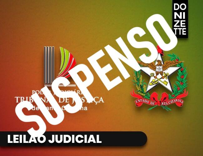 LEILÃO SUSPENSO  DO IMÓVEL URBANO TERRENO 600,00M²  JARDIM PADRE JACOB NA CIDADE DE TIJUCAS/SC - COMARCA DE ITAPEMA/SC