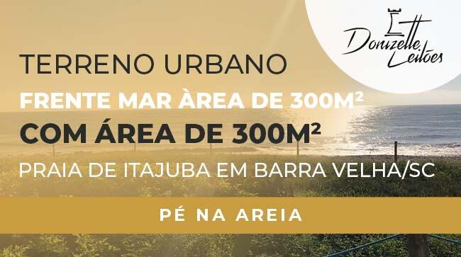 TERRENOS URBANO ÀREA 300M² FRENTE PARA O MAR  E OUTRO FRENTE  AVENIDA ITAJUBA NA PRAIA DE ITAJUBA  EM  BARRA VELHA/SC