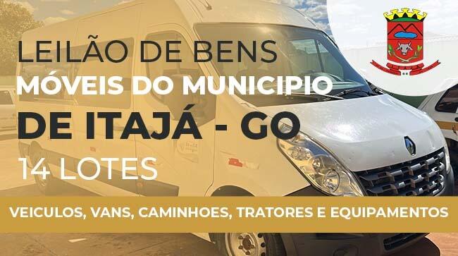 LEILÃO DE BENS MÓVEIS  DO MUNICIPIO DE  ITAJÁ-GO