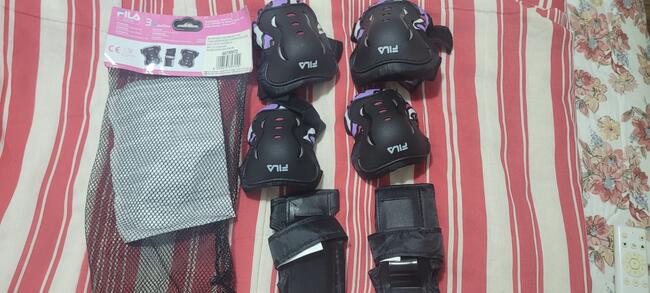 Kit protetor de joelho e cotovelo infantil