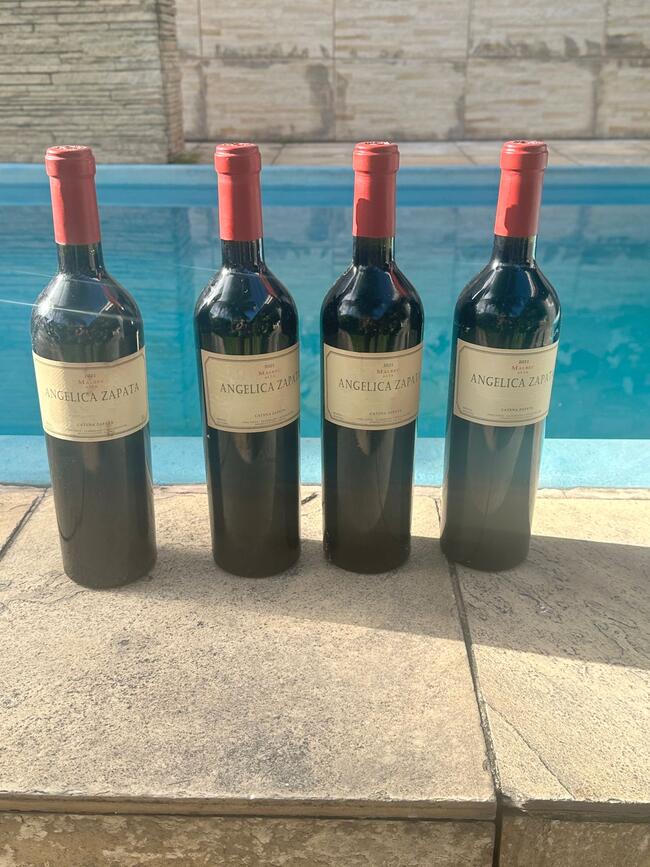 Anuncia aí 04 garrafas , vinho 🍷 Angélica Zapata 2021 Malbec