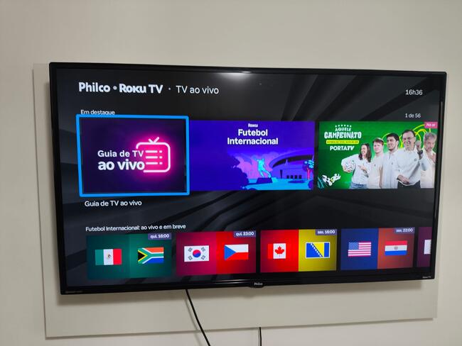 PHILCO ROKU TV 42 POLEGADAS - FUNCIONANDO