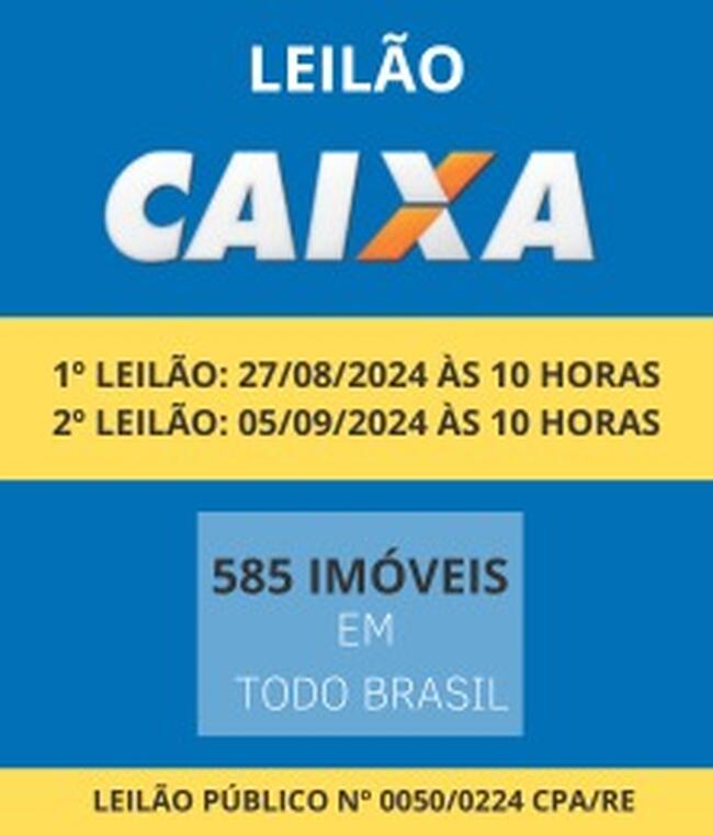 LEILÃO DA CAIXA 050/2024 CPA/RE