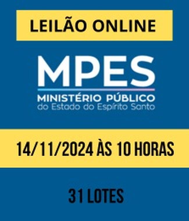 LEILÃO DO MINISTÉRIO PÚBLICO/ES