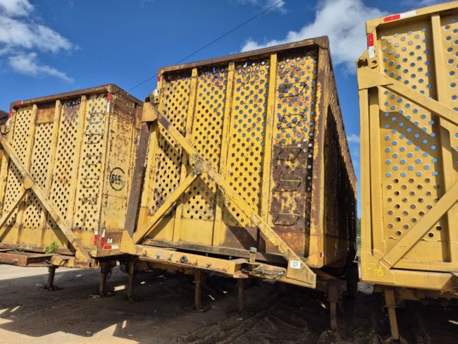 Semirreboque canavieiro Randon para cana picada, Placa: MUU-4698, Frota: 16024