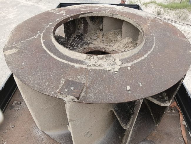 1 Rotor do Exaustor da Caldeira, 84/25", 2, 14m