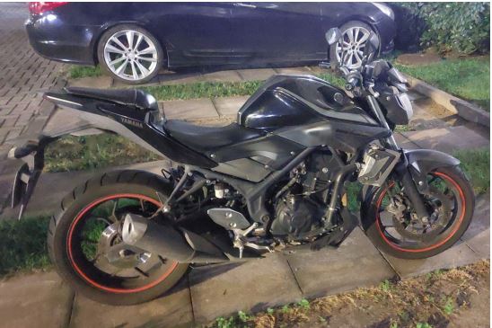 CAEX - VEÍCULO MOTOCICLETA YAMAHA - MODELO MT03 ABS