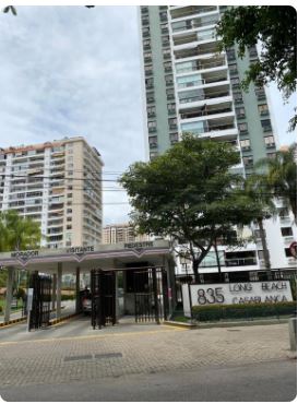 CAEX - BARRA DA TIJUCA – APART NO COND. LONGBEACH E CASABLANCA NA AVENIDA GENERAL FELICISSIMO CARDOSO, n° 835