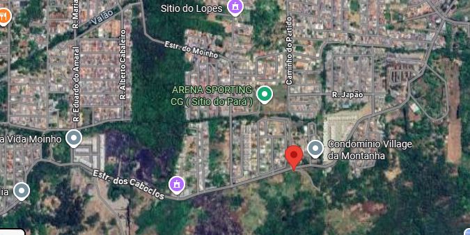 CAMPO GRANDE - TERRENO COM 163.630, LOTE C, DA ESTRADA DOS CABOCLOS