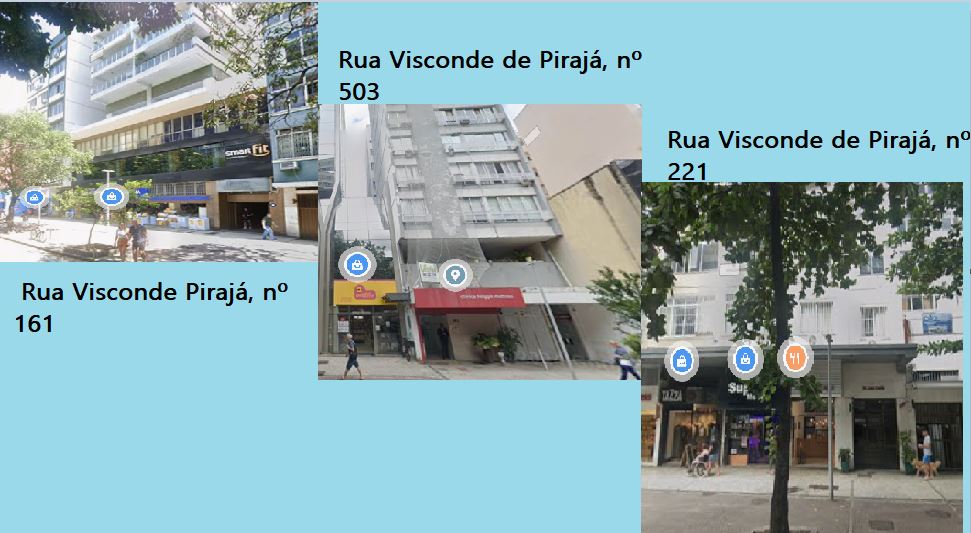 CAEX / VENDA DIRETA  - IPANEMA - 3 APARTAMENTOS NA RUA VISCONDE DE PIRAJÁ