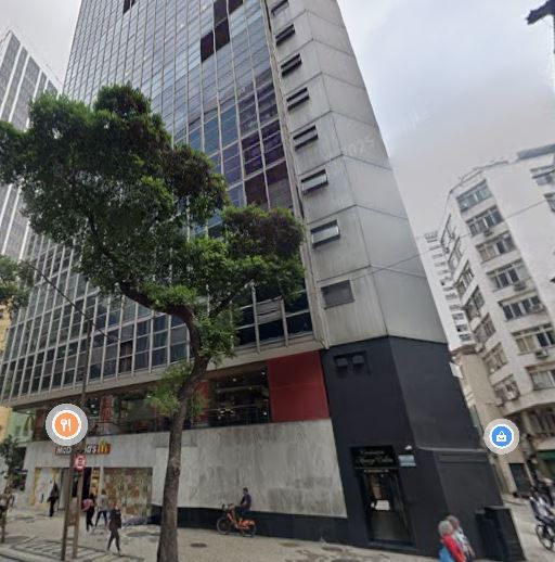 CENTRO/RJ - SALA COMERCIAL 13° ANDAR NA AVENIDA RIO BRANCO N° 100