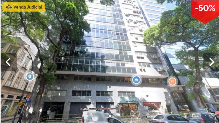 SITE COMPREI - Sala 701 do Edifício situado na rua Visconde de Inhaúma, n° 77, bairro Candelária.