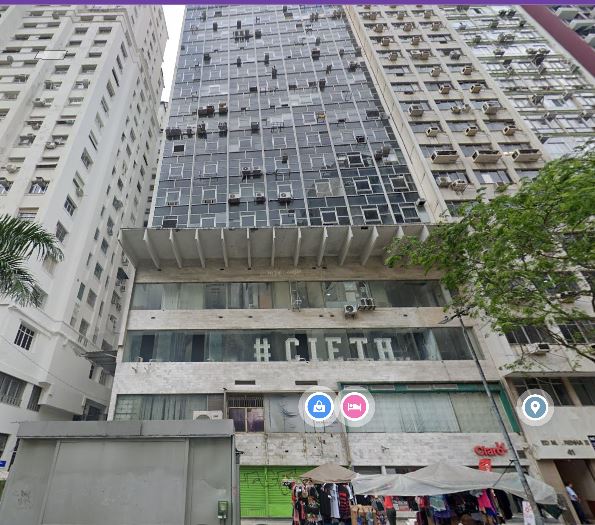 CENTRO/RJ - SALA COMERCIAL NO EDIFÍCIO NA AVENIDA TREZE DE MAIO N° 33, COM 1 VAGA DE GARAGEM