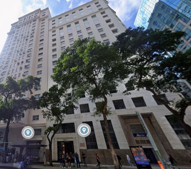 CENTRO/RJ - SALÃO COMERCIAL NO 15° ANDAR DA AV RIO BRANCO N° 81