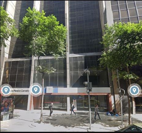 CENTRO-RJ - SALA COMERCIAL, 1 ANDAR INTEIRO COM 560M² NA AVENIDA RIO BRANCO N° 110