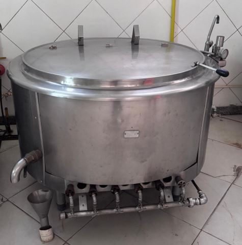 CALDEIRÃO INDUSTRIAL GÁS COM TAMPA.