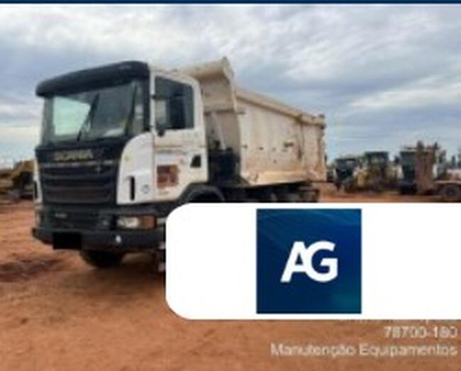 LEILÃO DE PESADOS: CAMINHÕES BASCULANTES SCANIA, ESCAVADEIRAS LIEBHERR E MAQUINÁRIO DIVERSO