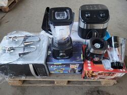 Foto de MICRO-ONDAS PHILCO PMO30S 28L - LIQUIDIFICADOR PHILIPS WALITA RI2244 - AIR FRYER MIDEA 4,5L - LIQUIDIFICADOR OSTER OLIQ610 - BATEDEIRA BRITÂNIA PÉROLA 550