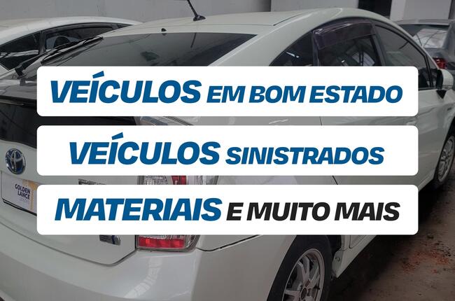 LEILÃO ONLINE E PRESENCIAL DE VEÍCULOS E MATERIAIS