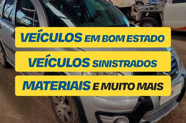 LEILÃO ONLINE PRESENCIAL DE VEÍCULOS E MATERIAIS