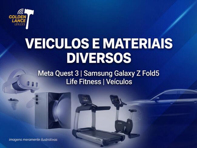 LEILÃO DE VEÍCULOS E MATERIAIS DIVERSOS