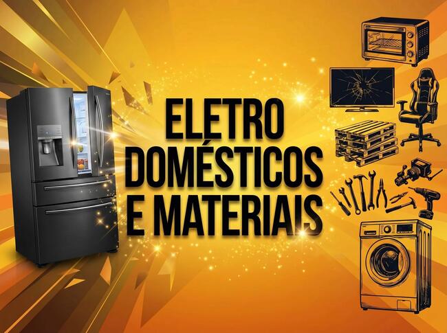Super Leilão de Eletrodomesticos e Materiais