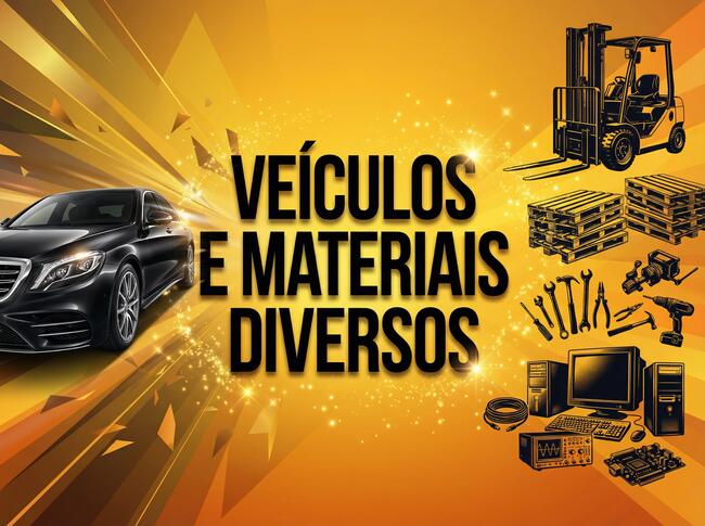 Leilão de Veículos e Materiais Diversos