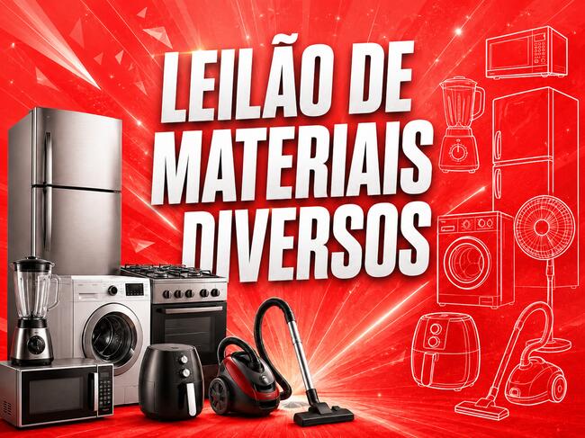 LEILÃO DE MATERIAS DIVERSOS.