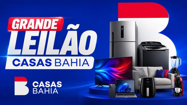 GRANDE LEILÃO DAS CASAS BAHIA