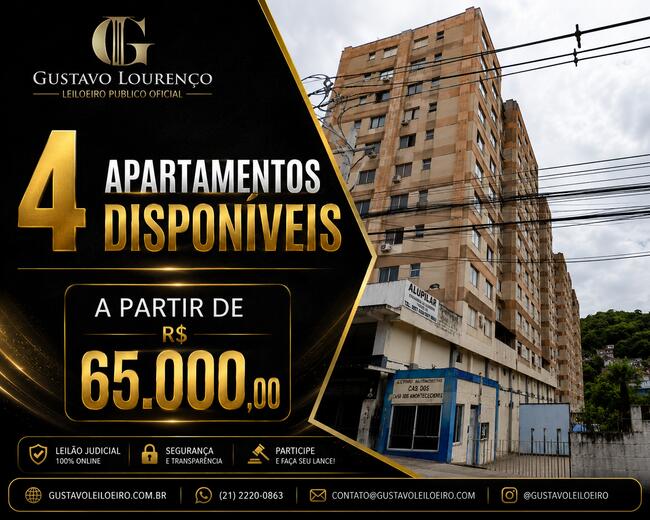 4 APARTAMENTOS EM MADUREIRA/RJ
