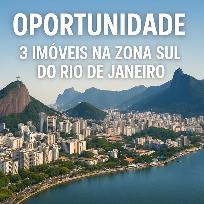 3 APARTAMENTO NA ZONA SUL DO RIO DE JANEIRO