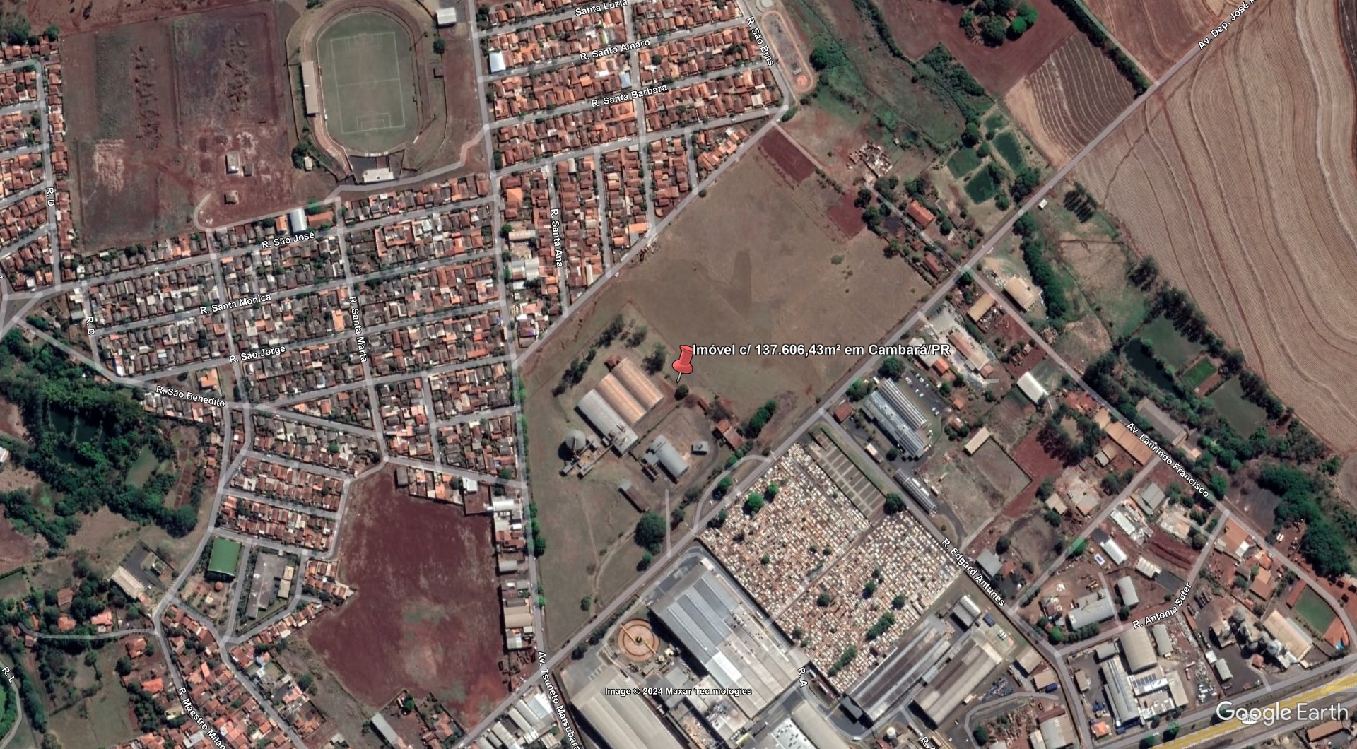 LOTE 2.1 - Imóvel c/ 137.606,43m² em Cambará/PR