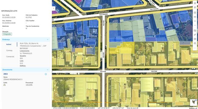 Imóvel C/ 586m² Na Vila Triângulo Em Arapongas/pr, localizado em Arapongas - PR