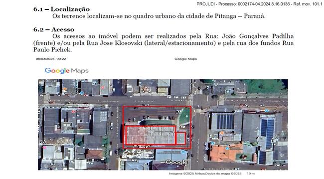 Imóvel C/ 2.596m² Em Pitanga/pr, localizado em Pitanga - PR