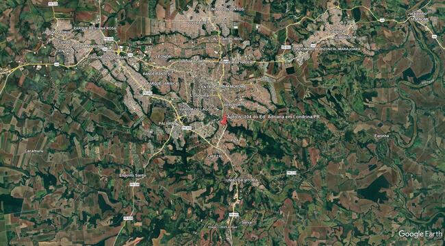 Apto Nº 104 Do Ed. Adriana Em Londrina/pr, localizado em Londrina - PR