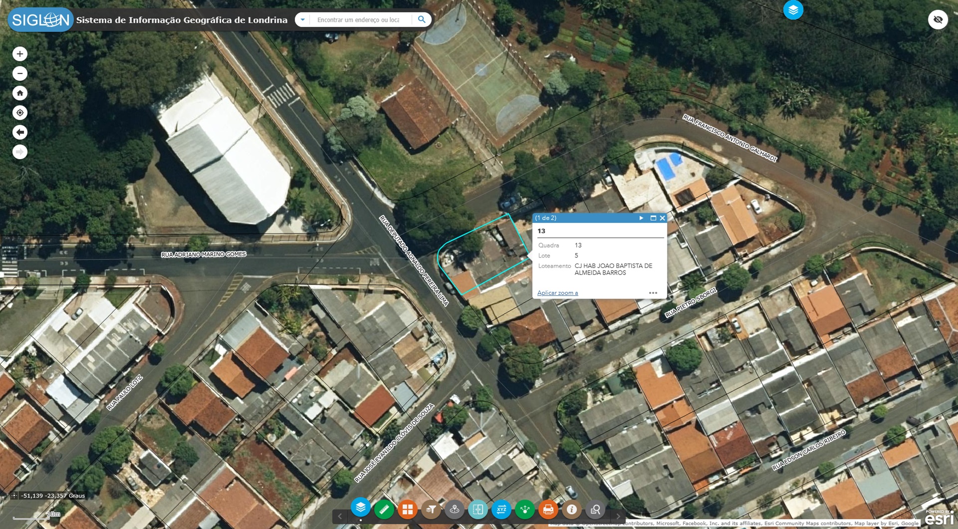 Lote 23.1 - imóvel c/ 322,87m² no conj. joão b. de almeida barros em londrina/pr