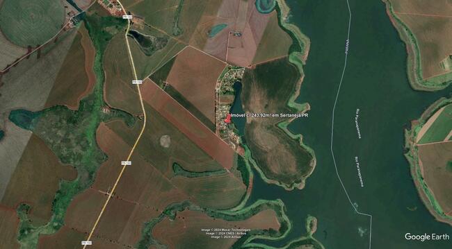 Imóvel C/ 243,92m² Na Estância Recanto Dourado Em Sertaneja/pr, localizado em Sertaneja - PR