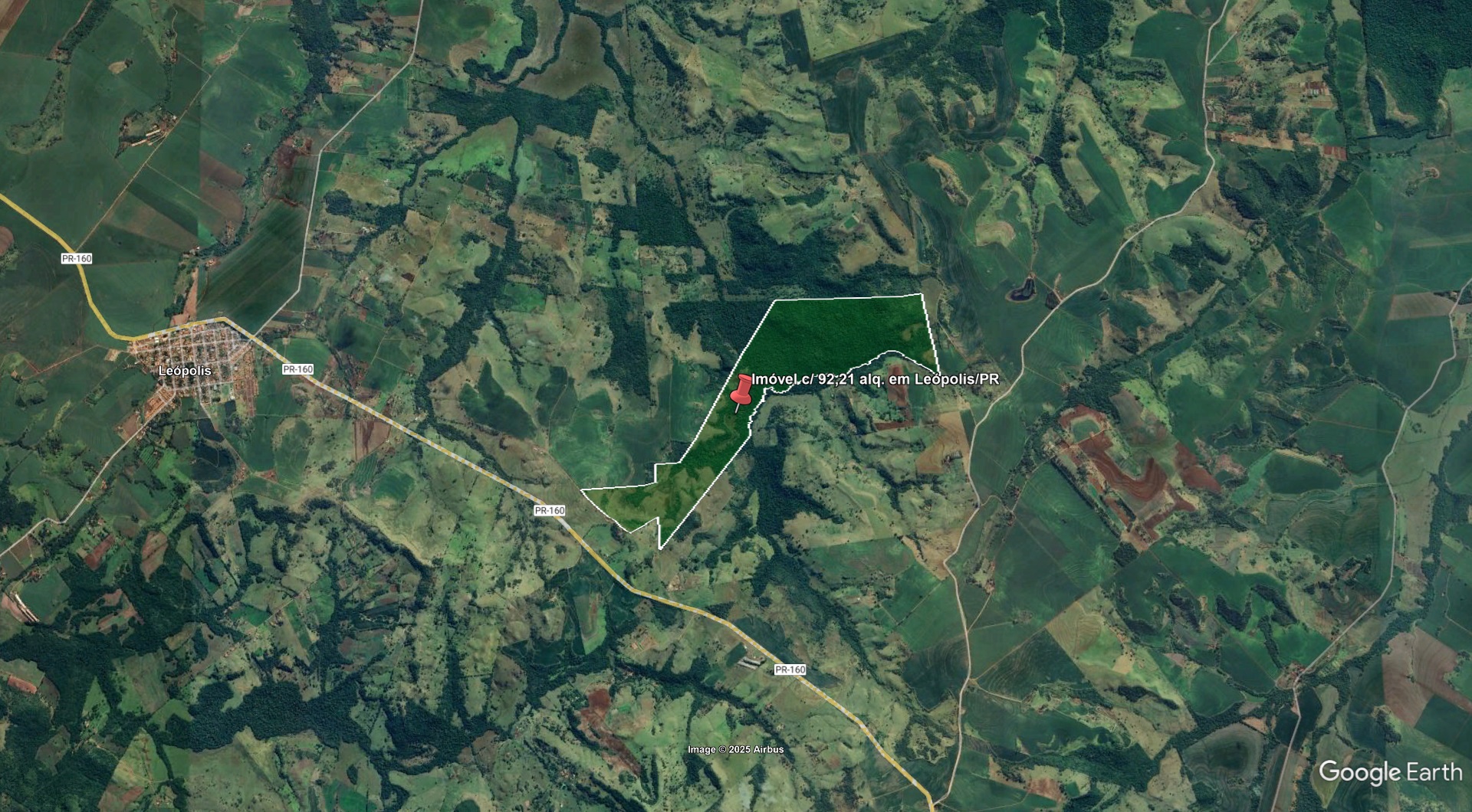 Lote 3.1 - imóvel c/ 92,21 alq. em leópolis/pr