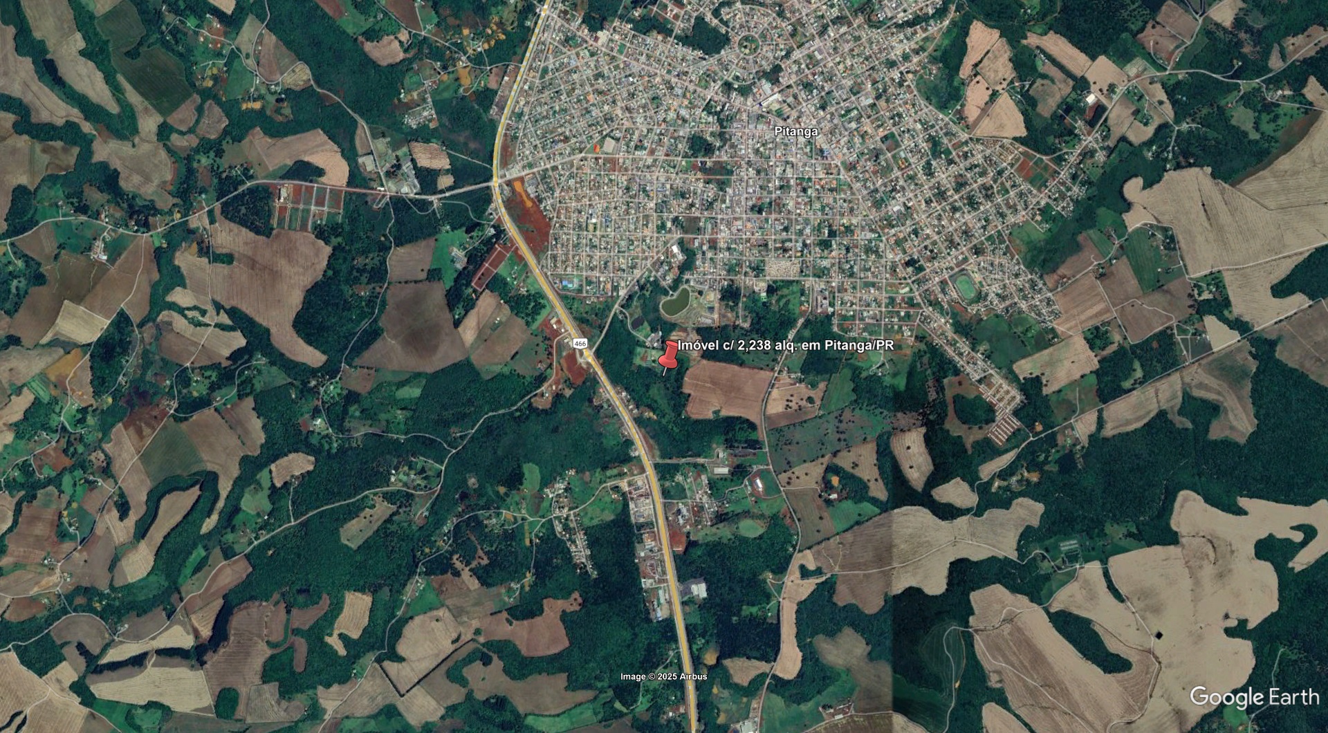 Lote 1.1 - imóvel c/ 2,238 alq. em pitanga/pr