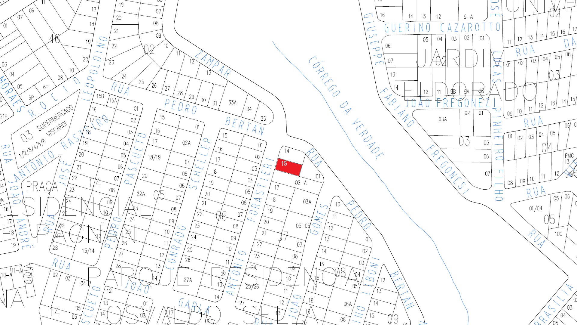 Lote 13.1 - imóvel c/ 300m² no parque res. osvaldo sella em cambé/pr
