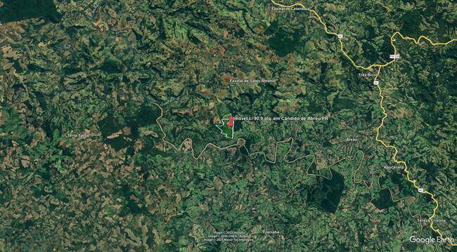 Imóvel C/ 90,9 Alq. Em Cândido De Abreu/pr, localizado em Cândido De Abreu - PR
