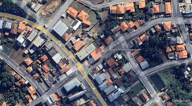 20% De Um Imóvel C/ 247m² No Centro Em Figueira/pr, localizado em Figueira - PR