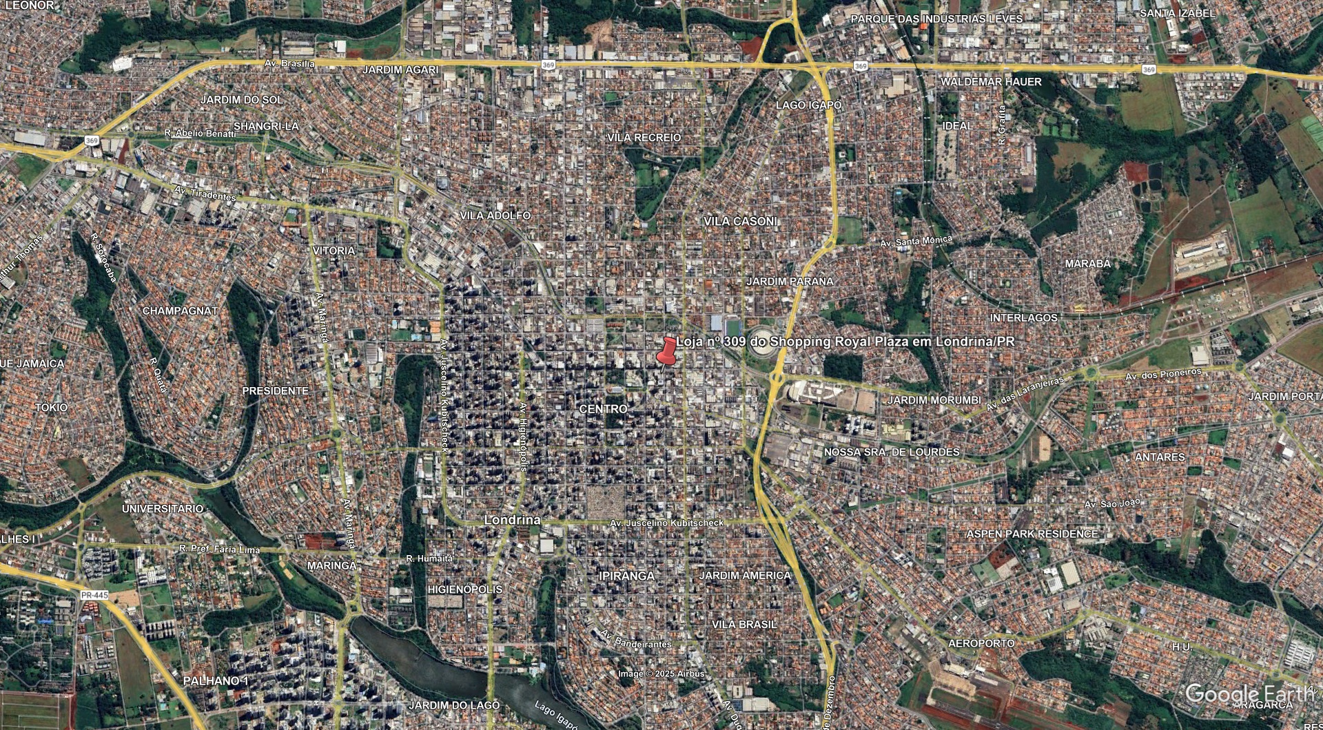 Lote 1.1 - loja nº 309 do shopping royal plaza em londrina/pr